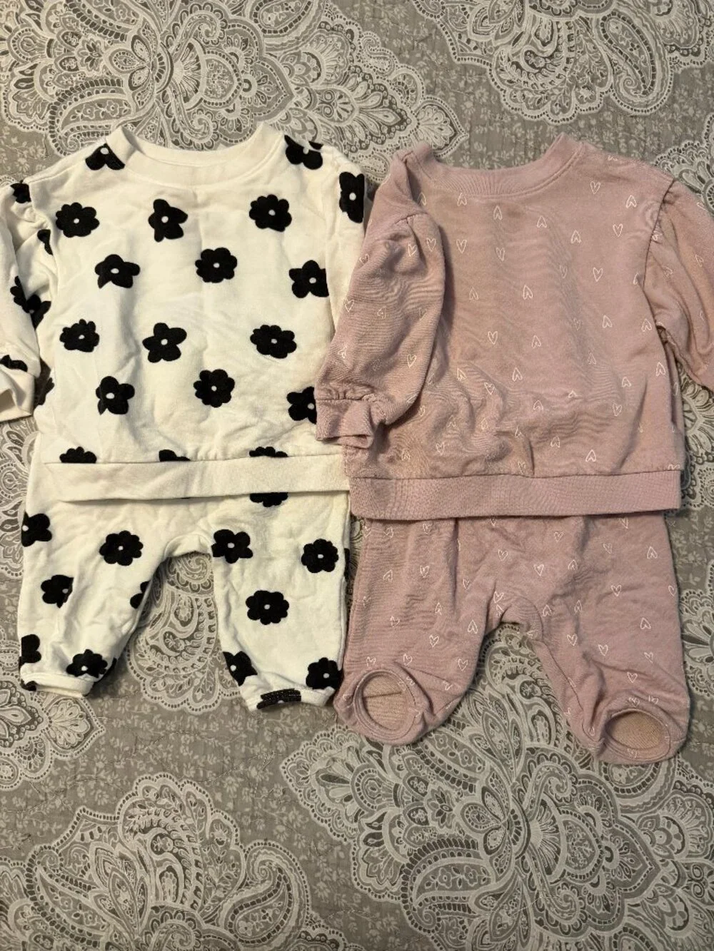 Baby Girl 3-6M Outfit Bundle Cloud Island Carter’s 3 Sets